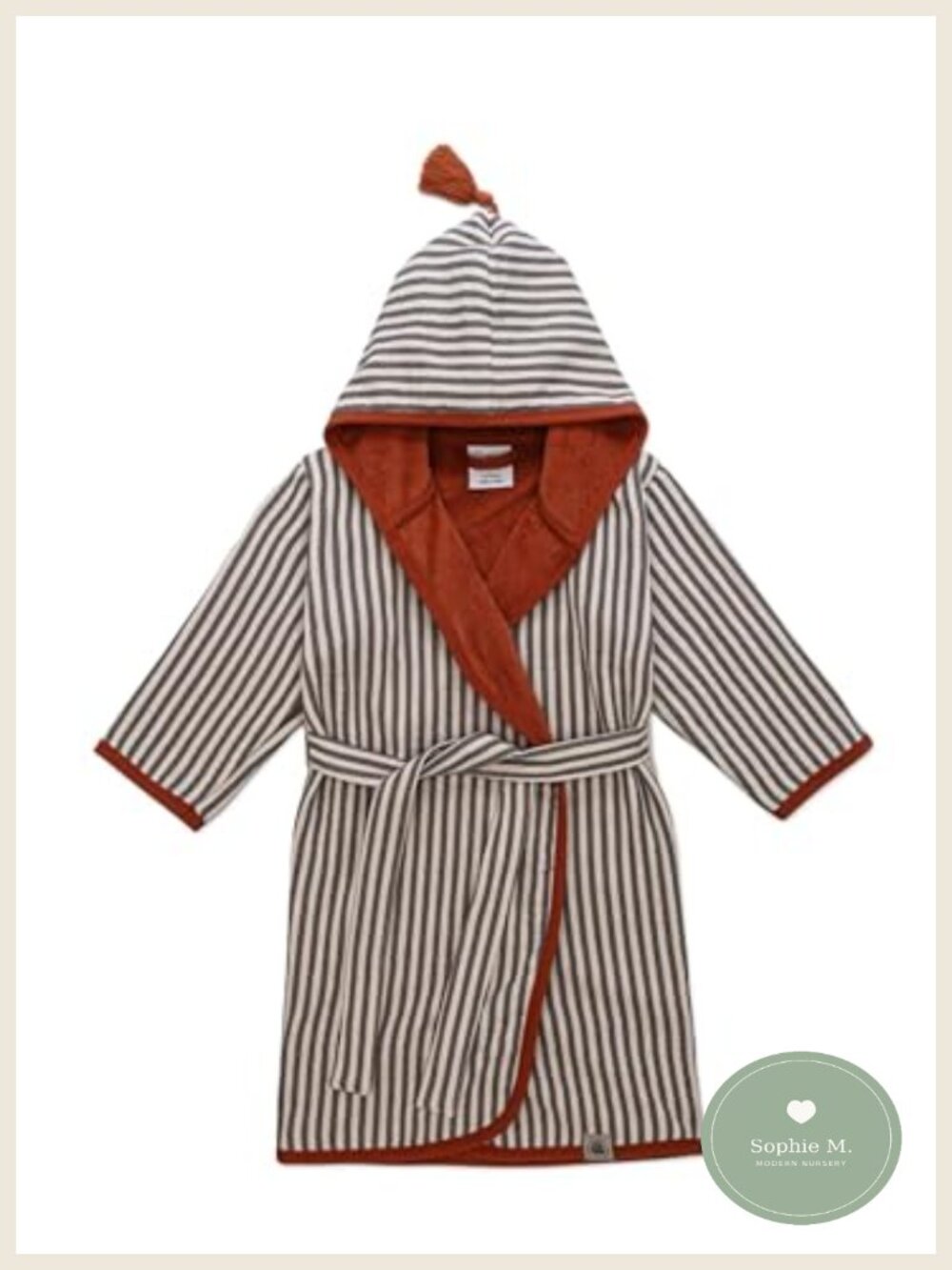 Toddler Hooded Bath Robe Muslin Cotton Swim Cover Up